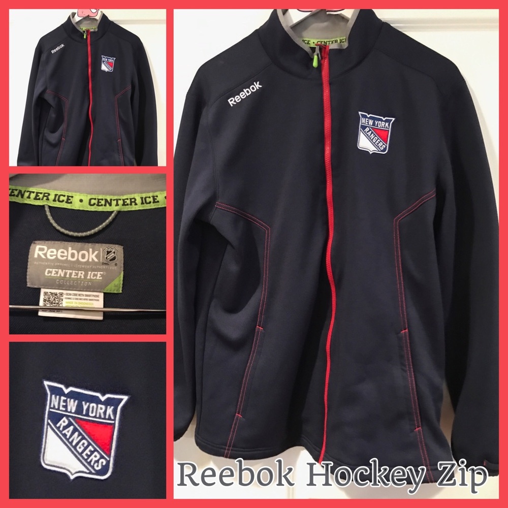Reebok Zip Performance Jacket NY Rangers Hockey⛸